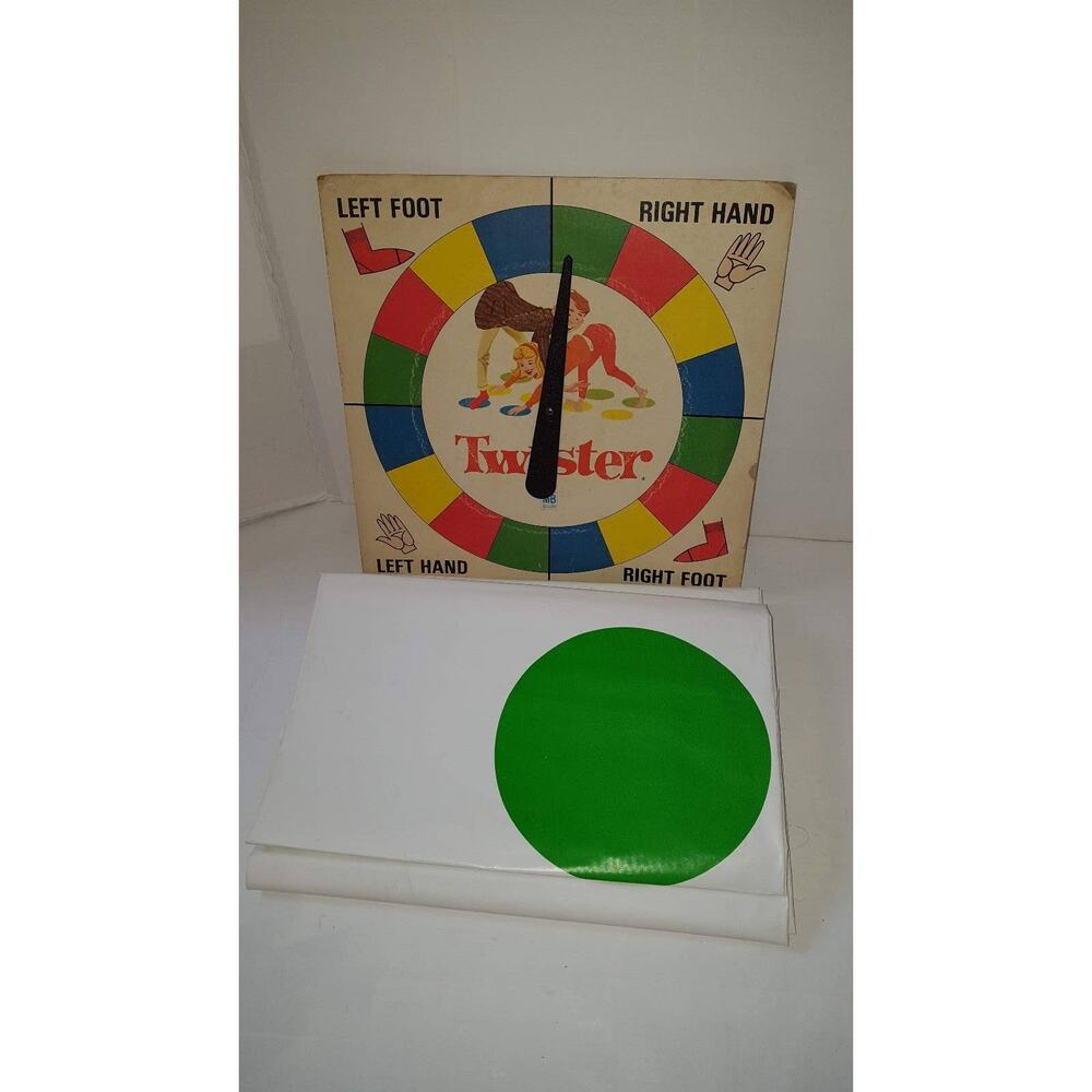 Vintage 1966 Milton Bradley Twister Board Game Great Shape No Box Matt Spinner